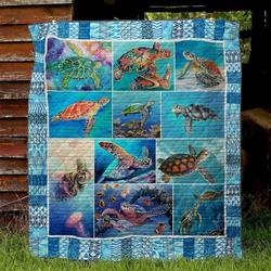 Turtles P504003 Quilt Blanket and Home Decor