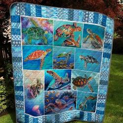Turtles P504003 Quilt Blanket  Quilt and Home Decor
