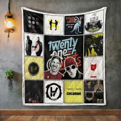 Twenty One Pilots 3 Album Covers Quilt Blanket and Home Decor
