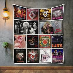 Twisted Sister 2 Album Covers Quilt Blanket and Home Decor