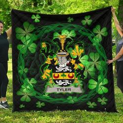 Tyler Ireland Irish Celtic Shamrock Knot Circle JFJ14286 3D Customized Quilt 2707 and Home Decor
