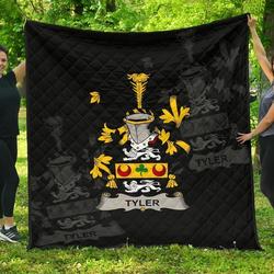 Tyler Ireland Irish Family Crest JFJ14283 3D Customized Quilt 2707 and Home Decor