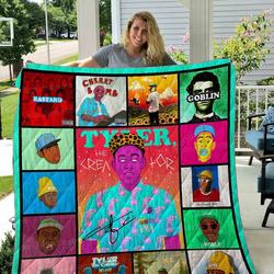 Tyler The Creator Quilt Blanket 01 and Home Decor