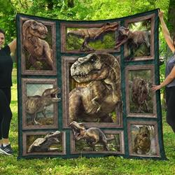 Tyrannosaurus Lover ODL177 3D Customized Quilt Hip and Home Decor