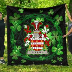 Tyrrell Or Terrell Ireland Irish Celtic Shamrock Knot Circle JFJ14295 3D Customized Quilt 2707 and Home Decor
