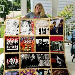U2 3D Personalized Customized Quilt Blanket 34 and Home Decor