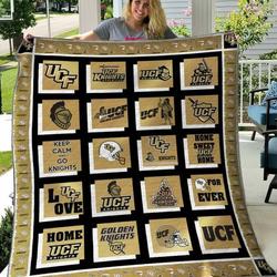 Ucf Knights Quilt Blanket B030630  Quilt and Home Decor