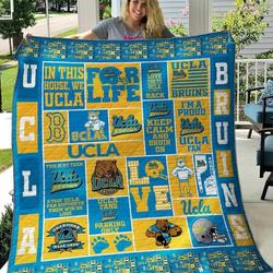 Ucla Bruins Blanket Th1607 Quilt and Home Decor