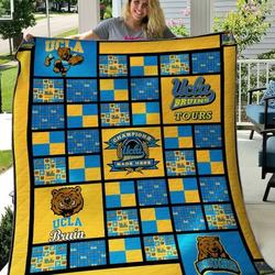 Ucla Bruins Quilt Blanket B030633  Quilt and Home Decor