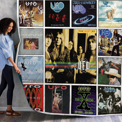 Ufo Compilations Albums Quilt Blanket 02 and Home Decor