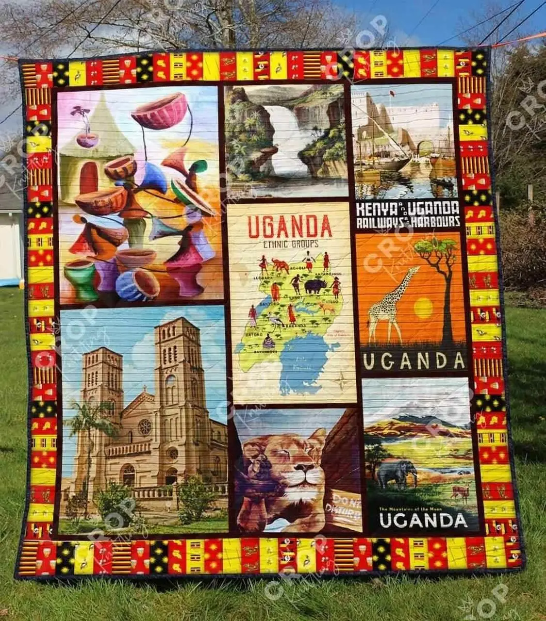 Uganda 1 Blanket Th1307 Quilt and Home Decor