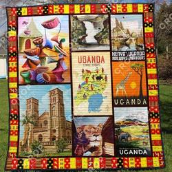 Uganda 1 Blanket Th1307 Quilt and Home Decor