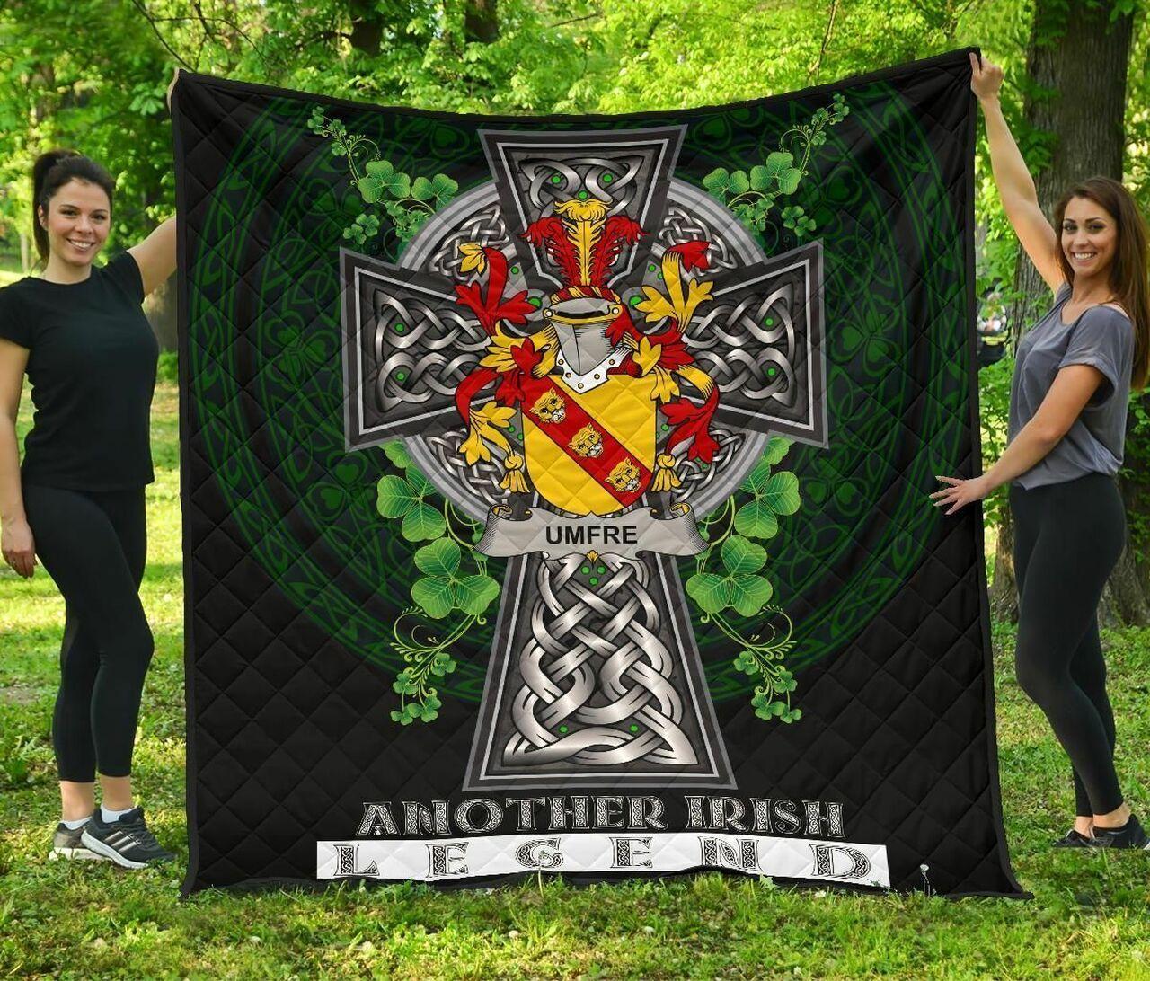 Umfre Ireland Irish Legend JFJ14304 3D Customized Quilt 2707 and Home Decor