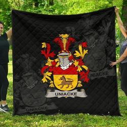 Uniacke Ireland Irish Family Crest JFJ14312 3D Customized Quilt 2707 and Home Decor