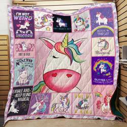 Unicorn Cl2100585Mdq Quilt Blanket and Home Decor