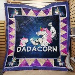 Unicorn Dad Quilt Blanket Dhc1102414Td and Home Decor