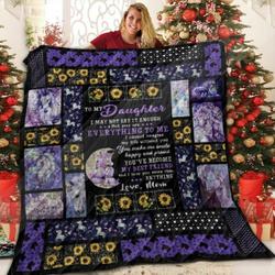 Unicorn Family Much Love 3D Customized Quilt and Home Decor