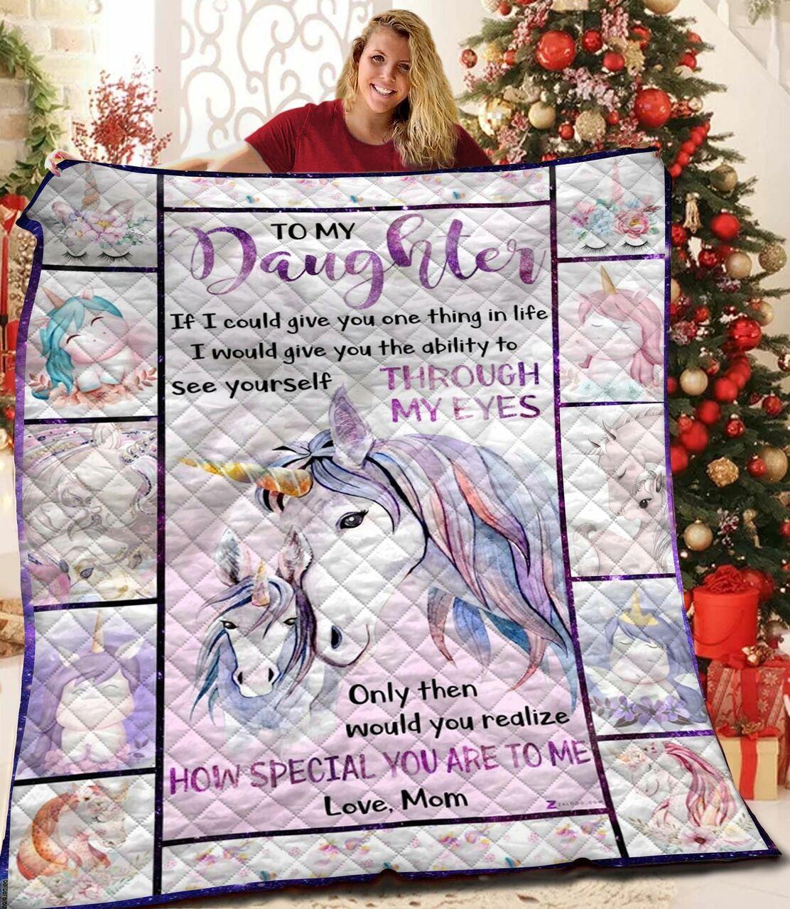 Unicorn JFJ14354 3D Customized Quilt 2707 and Home Decor