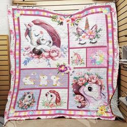 Unicorn Mom Quilt Blanket Dhc01021006Td and Home Decor