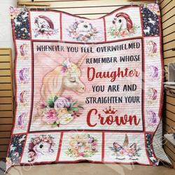 Unicorn Mom Quilt Blanket Dhc0102948Td and Home Decor