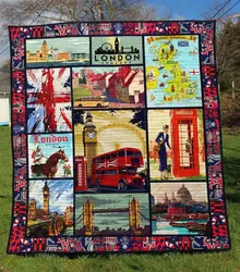 United Kingdom Tu050716A Quilt Blanket and Home Decor