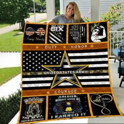 United States Army Quilt Blanket Dhc1402977Td and Home Decor