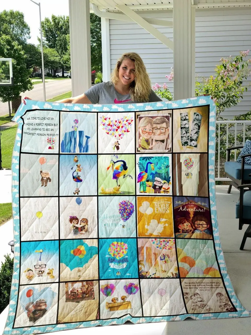 Up 2009 Film Quilt Blanket and Home Decor