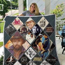 Urban Cowboy And John Travolta Quilt Blanket and Home Decor