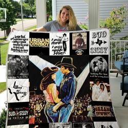 Urban Cowboy T-Shirt Quilt Blanket and Home Decor
