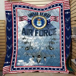 Us Air Force Blanket  Htt-Qct00025  Quilt and Home Decor