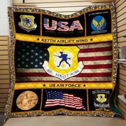 Us Air Force Quilt Blanket Dhc0910578Vt and Home Decor