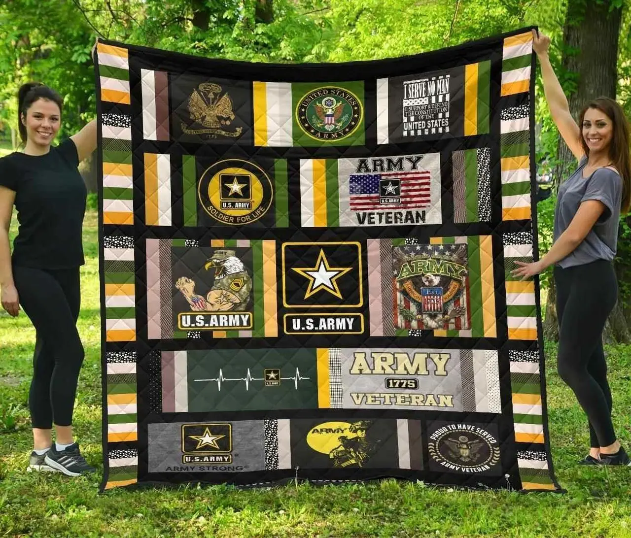 Us Army Blanket Th0807 Quilt and Home Decor