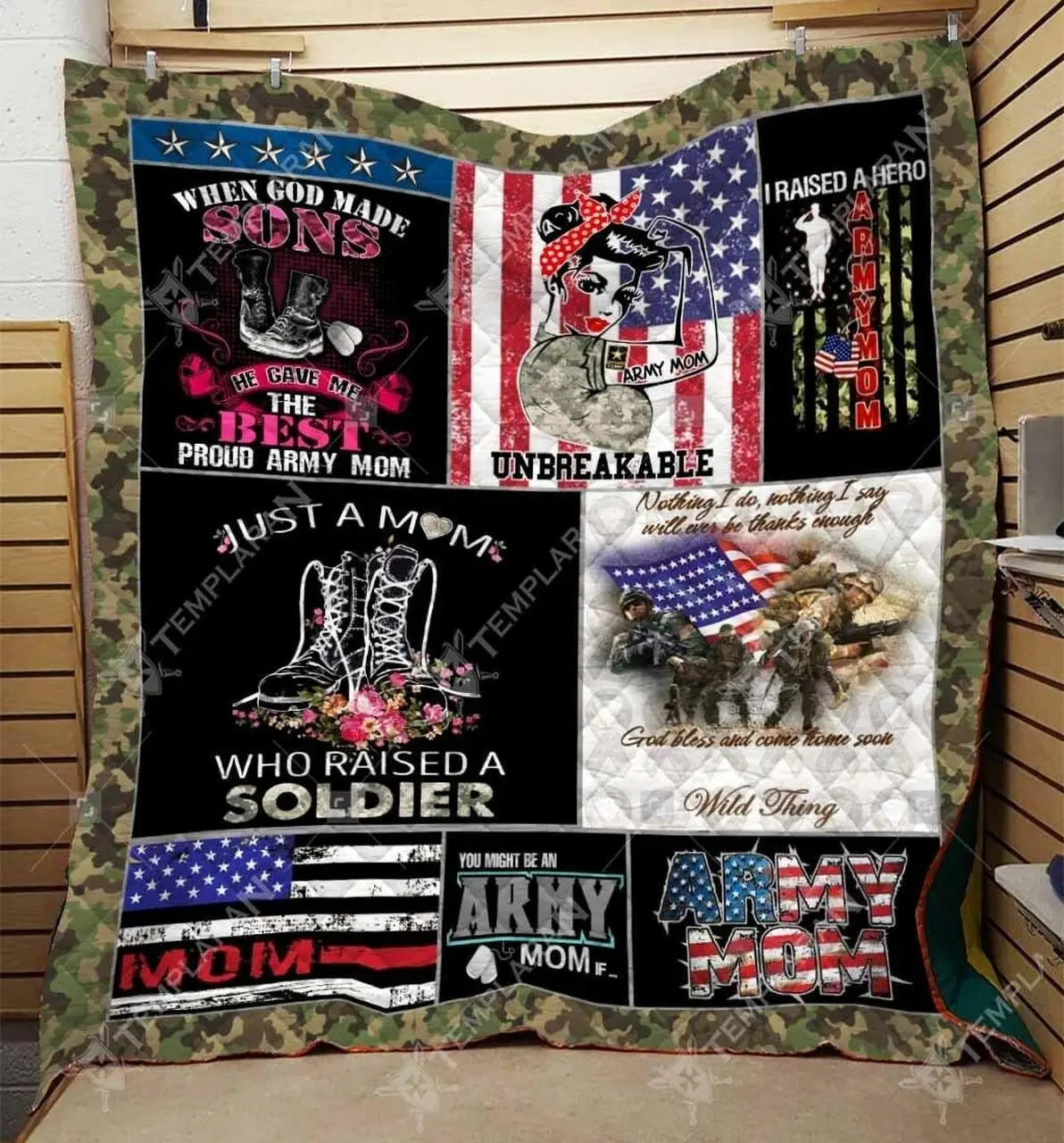 Us Mom Quilt Dik and Home Decor