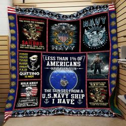 Us Navy Quilt Blanket Dhc0910525Vt and Home Decor