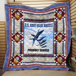 Us Navy Quilt Blanket Dhc0910735Vt and Home Decor