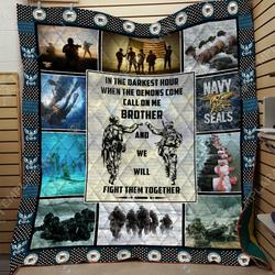 Us Navy Seals Blanket  Htt-Qct00034  Quilt and Home Decor