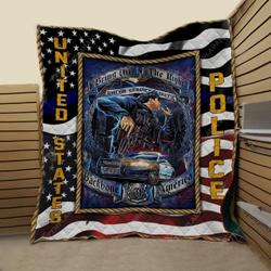 US Police CTV040796 V1 3D Customized Quilt and Home Decor