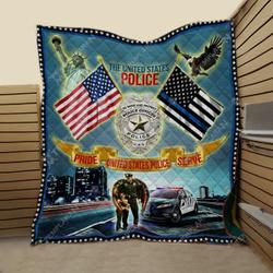 US Police CTV040796 V2 3D Customized Quilt and Home Decor