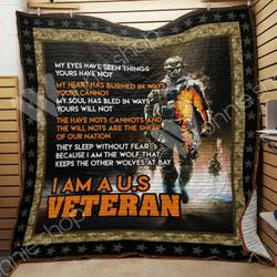 Us Veteran Quilt Blanket Dhc03021422Td and Home Decor