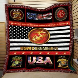 Usmc Quilt Blanket Dhc0910639Vt and Home Decor