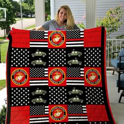 Usmc Quilt and Home Decor
