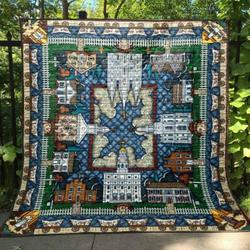 Utah Pioneer History Quilt Blanket Hn57  Quilt and Home Decor
