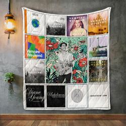 Vampire Weekend Quilt Blanket and Home Decor