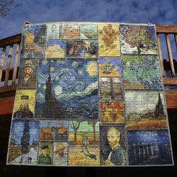 Van Gogh Collection Blanket Th1607 Quilt and Home Decor