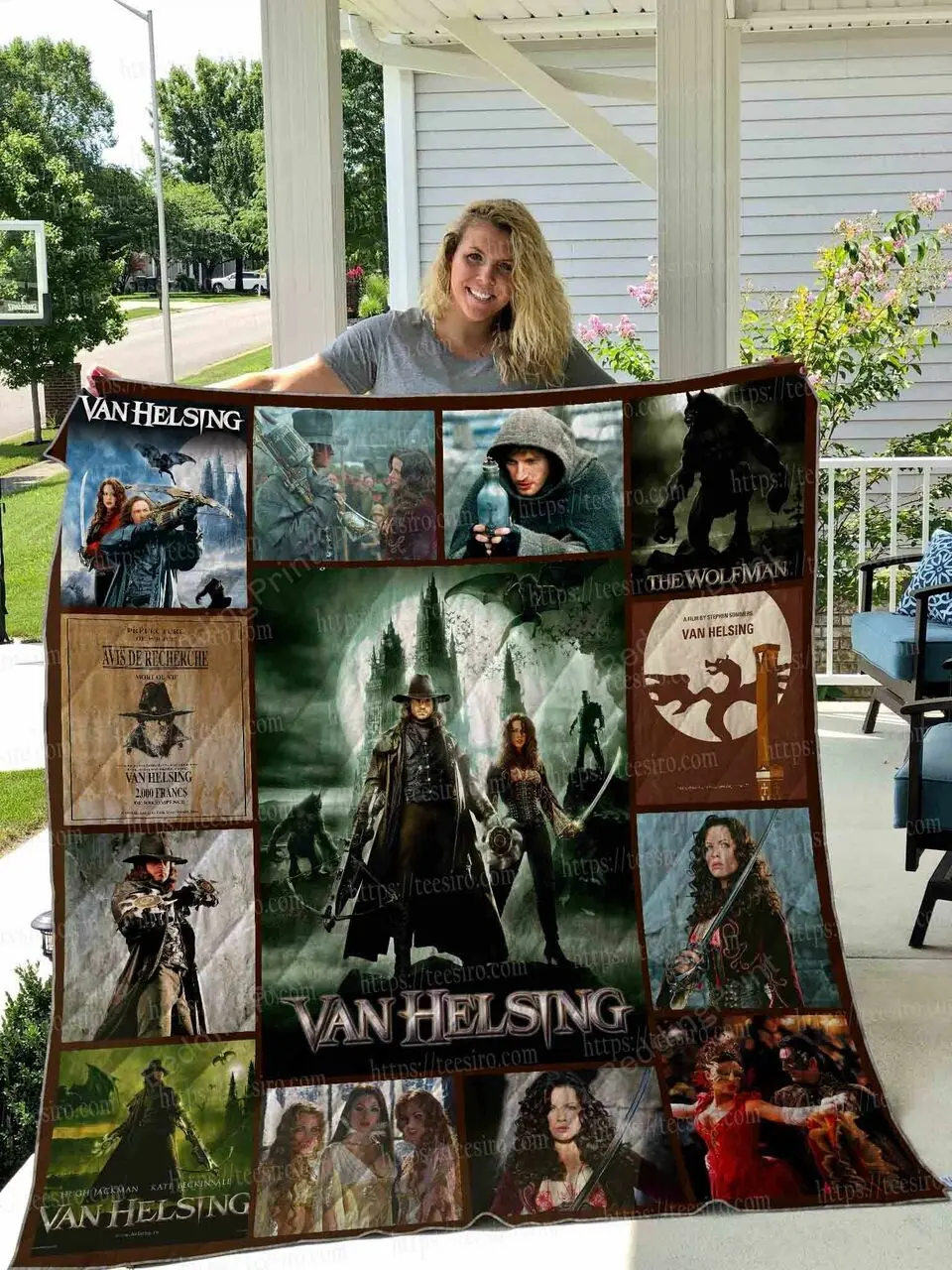 Van Helsing Quilt Blanket 01 and Home Decor