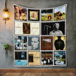 Van Morrison Album Covers Quilt Blanket and Home Decor