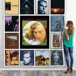 Van Morrison Albums Quilt Blanket 01 and Home Decor