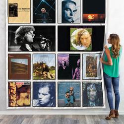 Van Morrison Albums Quilt Blanket 02 and Home Decor
