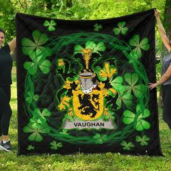Vaughan Ireland Irish Celtic Shamrock Knot Circle JFJ14400 3D Customized Quilt 2707 and Home Decor