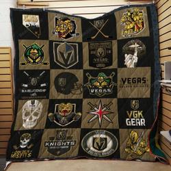 Vegas Golden Knights Quilt Blanket and Home Decor